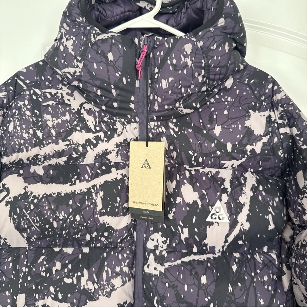 Nike ACG Purple and Black Puffer Jacket